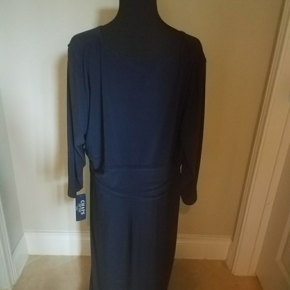 Chaps v neck knit dress - Picture 2 of 3